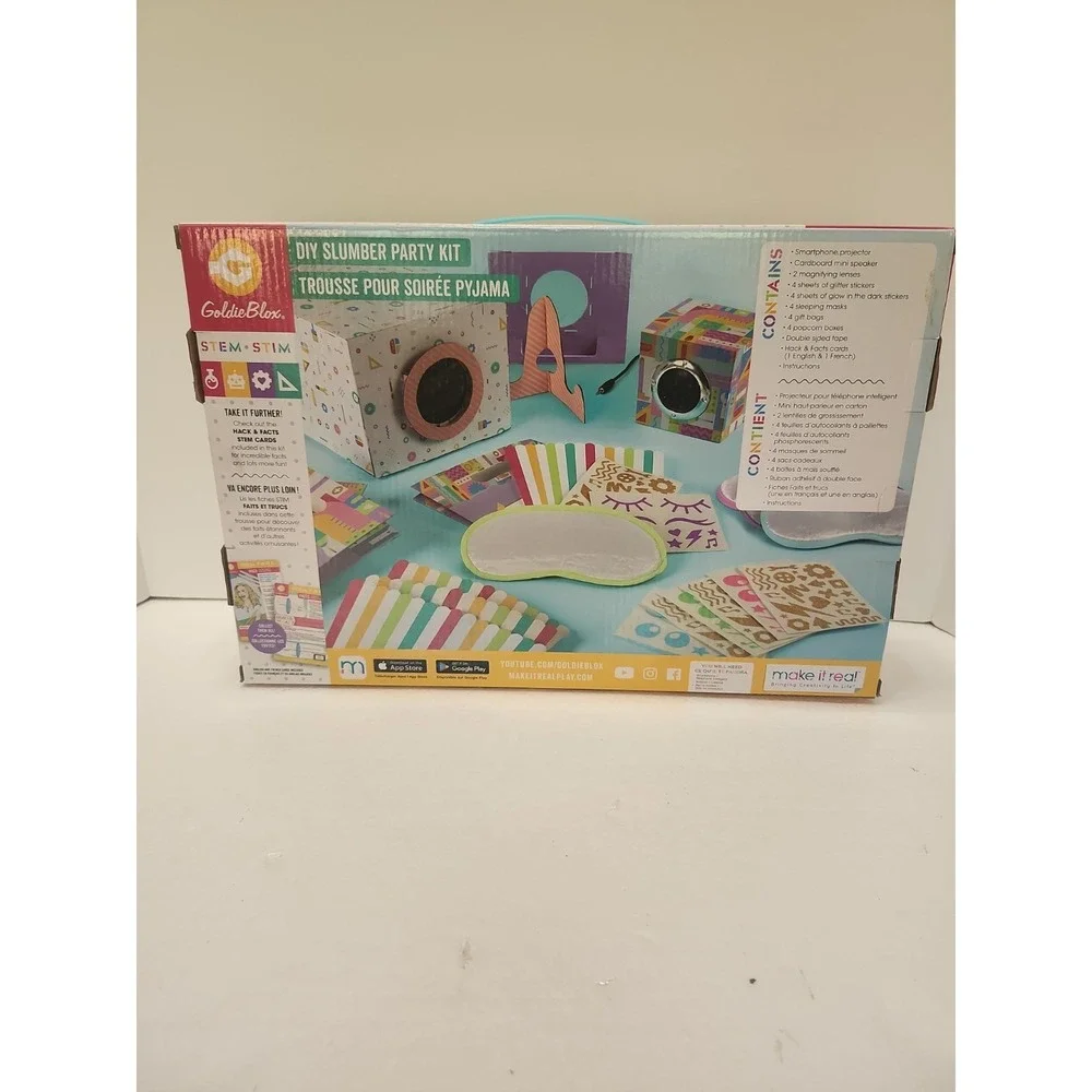 Goldie Blox Party‎ Kit DIY Slumber 8 Years and Up